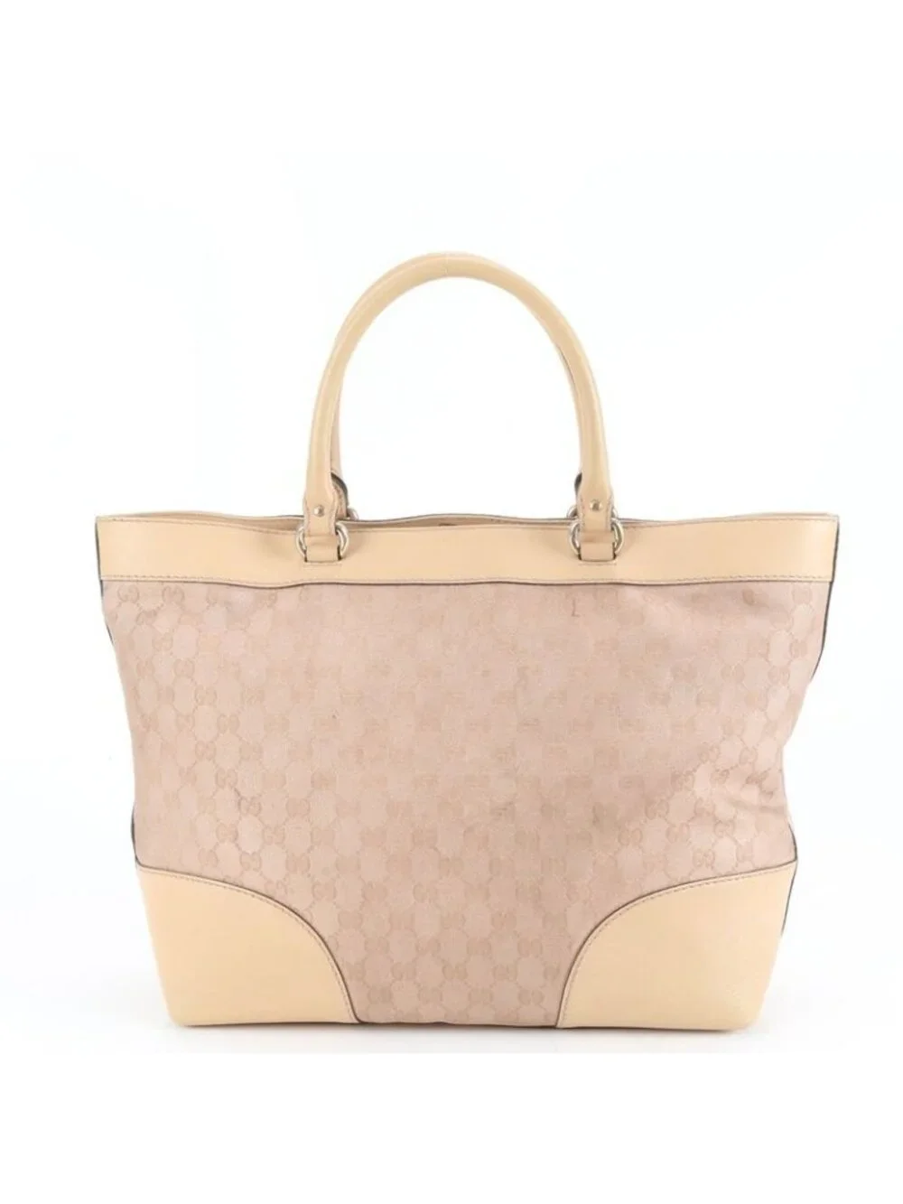 Gucci GG Canvas Brea Leather Tote Shoulder Pink - Picture 3 of 9